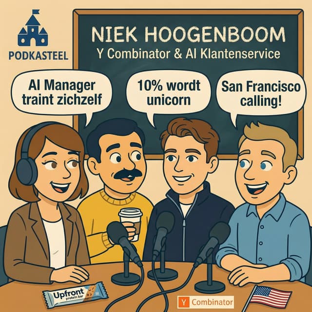Cover image for 63. Niek Hoogenboom: Van Y Combinator naar AI klantenservice