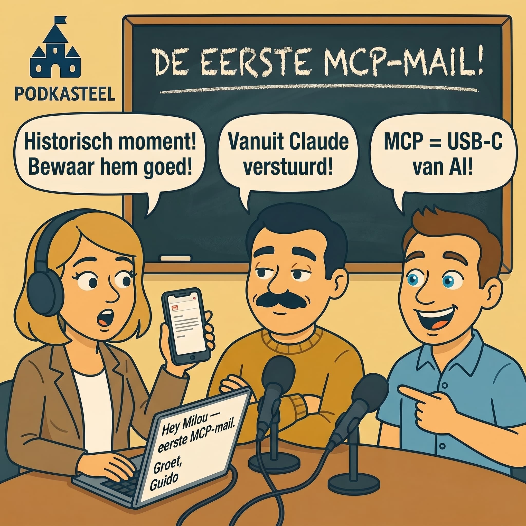 Cover image for 74. De eerste MCP-mail