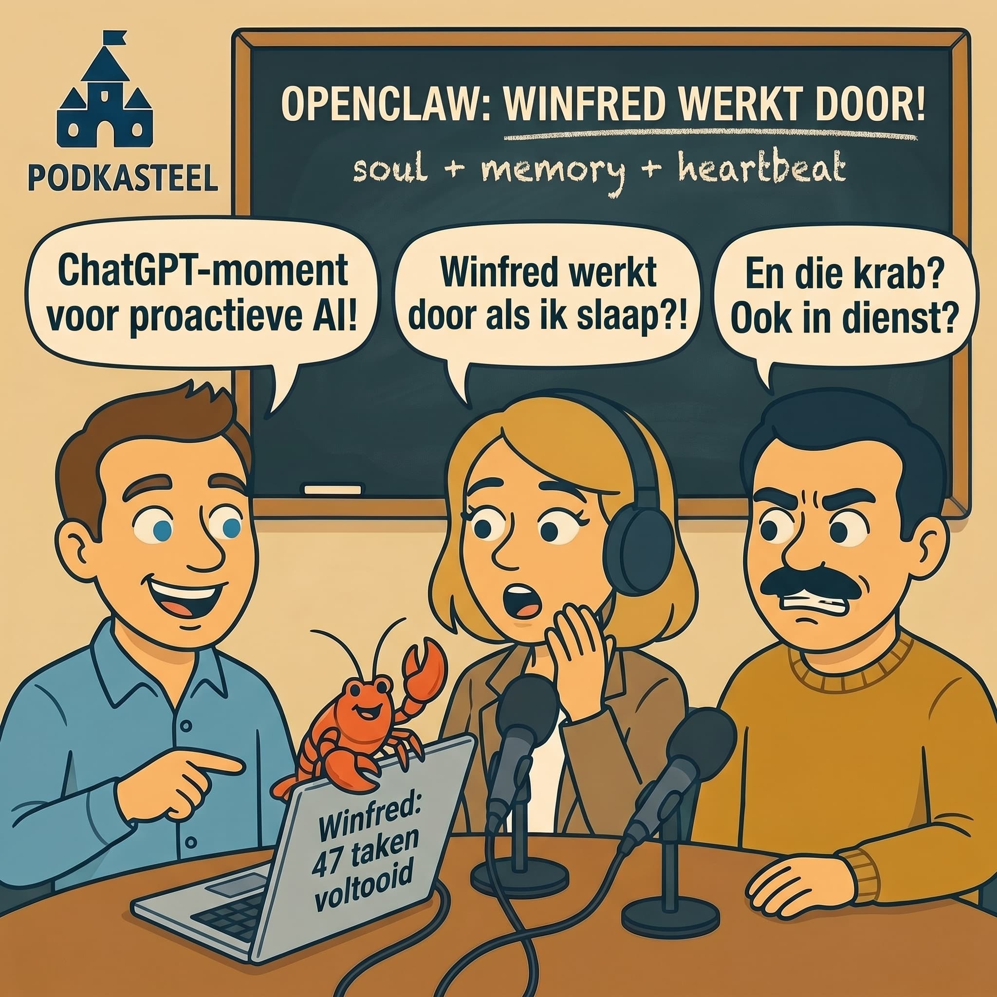Cover image for 75. OpenClaw: Winfred werkt door