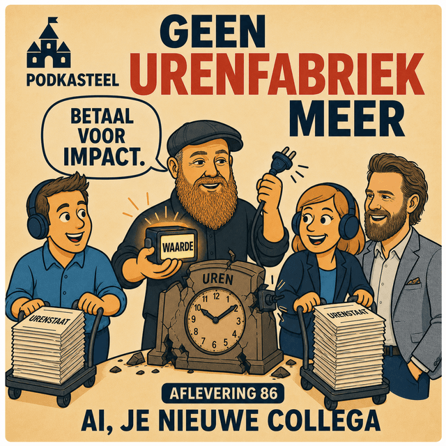 Cover image for 86. Probeer jezelf op werk te vervangen – in AI-transitie met Wesley ter Haar (Monks)